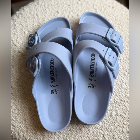 Birkenstock Arizona Essentials EVA Dusty Blue Women's Sandals - Picture 1 of 4